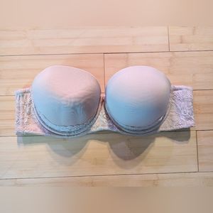 38C Torrid Beige Strapless Bra